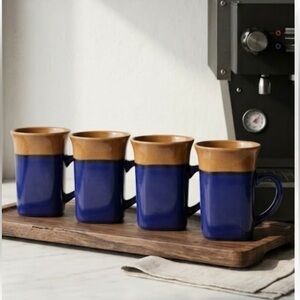 Stoneware Mugs Set of 4